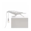 Seletti White Resin Bird Playing Lamp