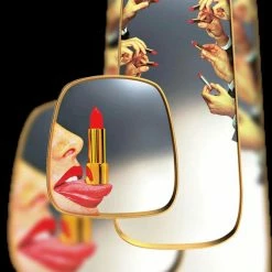 Seletti Specchio Cornice Legno Lipsticks 17041