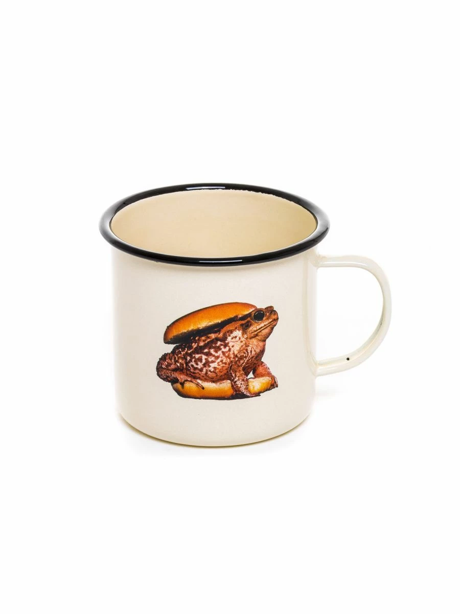 Seletti Toiletpaper Magazine Enamel Mug - Set of 4