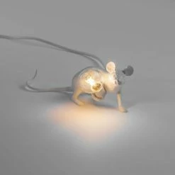 Seletti Laying Down Mouse Lamp