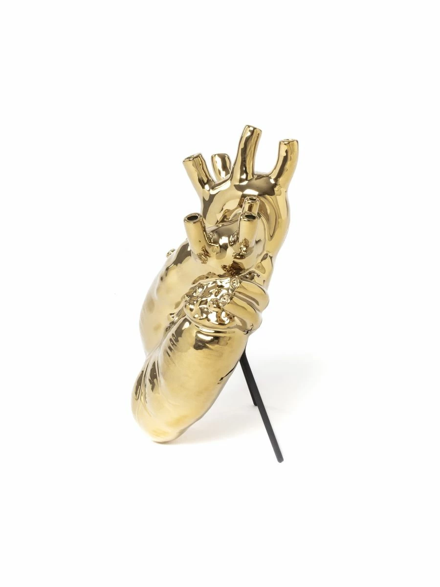 Seletti LOVE IN BLOOM GOLD VASE