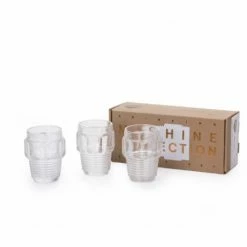 Seletti Small Machine Collection Set Of 3 Drinking Glass