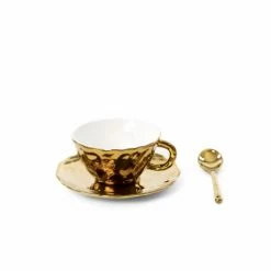 Seletti Gold Fingers Porcelain Tea Cup