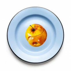 Seletti Toiletpaper Magazine Apple Enamel Plate