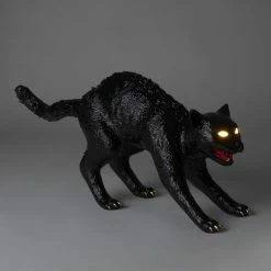 Seletti Black Cujo The Cat Lamp