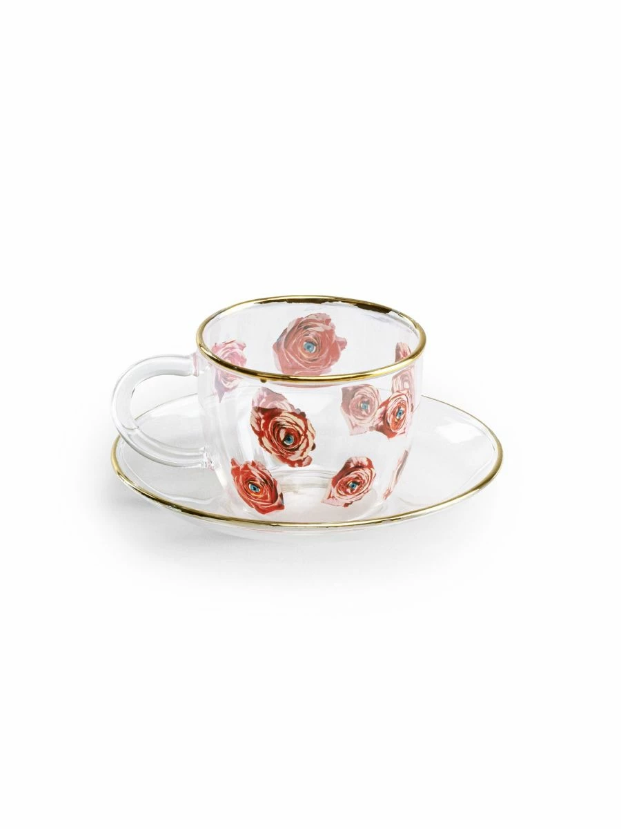 Seletti Roses Printed Coffee Cup
