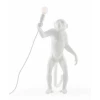 Seletti White Monkey Standing Indoor Version Lamp