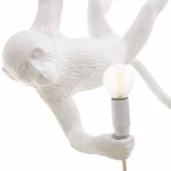 Seletti The Monkey Lamp Swing White
