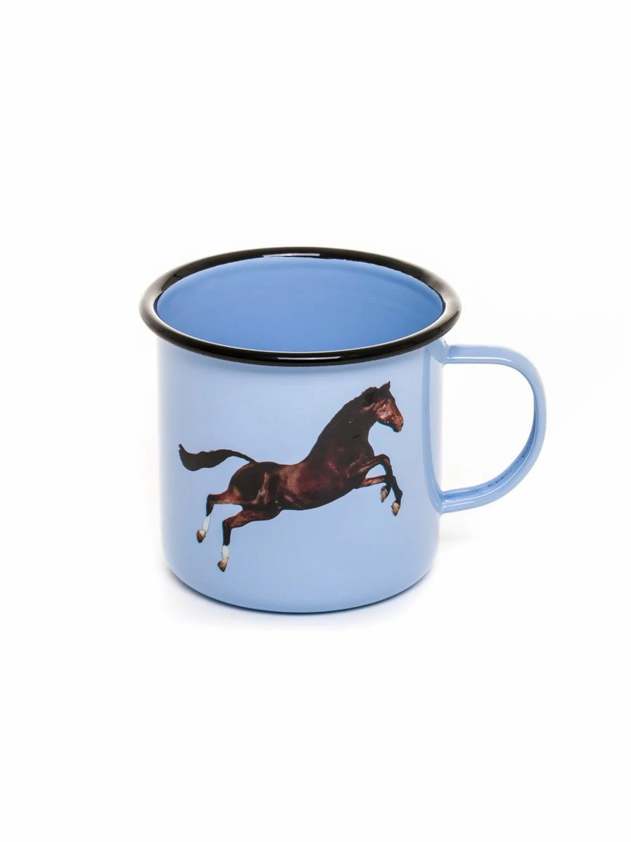 Seletti Toiletpaper Magazine Horse Enamel Mug