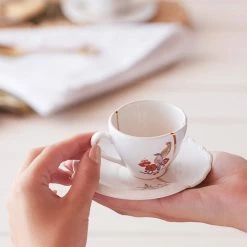 Seletti Seletti Kintsugi Espresso Cup And Saucer