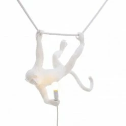 Seletti The Monkey Lamp Swing | White