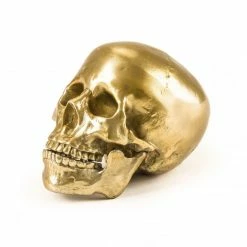 Seletti Aluminum Human Head Skull