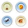 Seletti Toiletpaper Magazine Enamel Plate - Set of 4