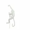 Seletti White Monkey Right Hand Hanging Lamp