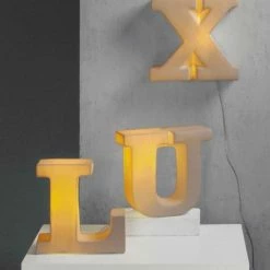Seletti Lightype Porcelain Letter U