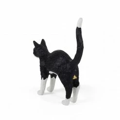 Seletti Black and White Jobby The Cat Lamp