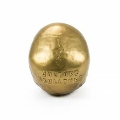 Seletti Aluminum Human Head Skull