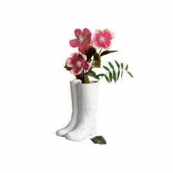Seletti White Memorabilia Rainboots Umbrella Stand and Vase