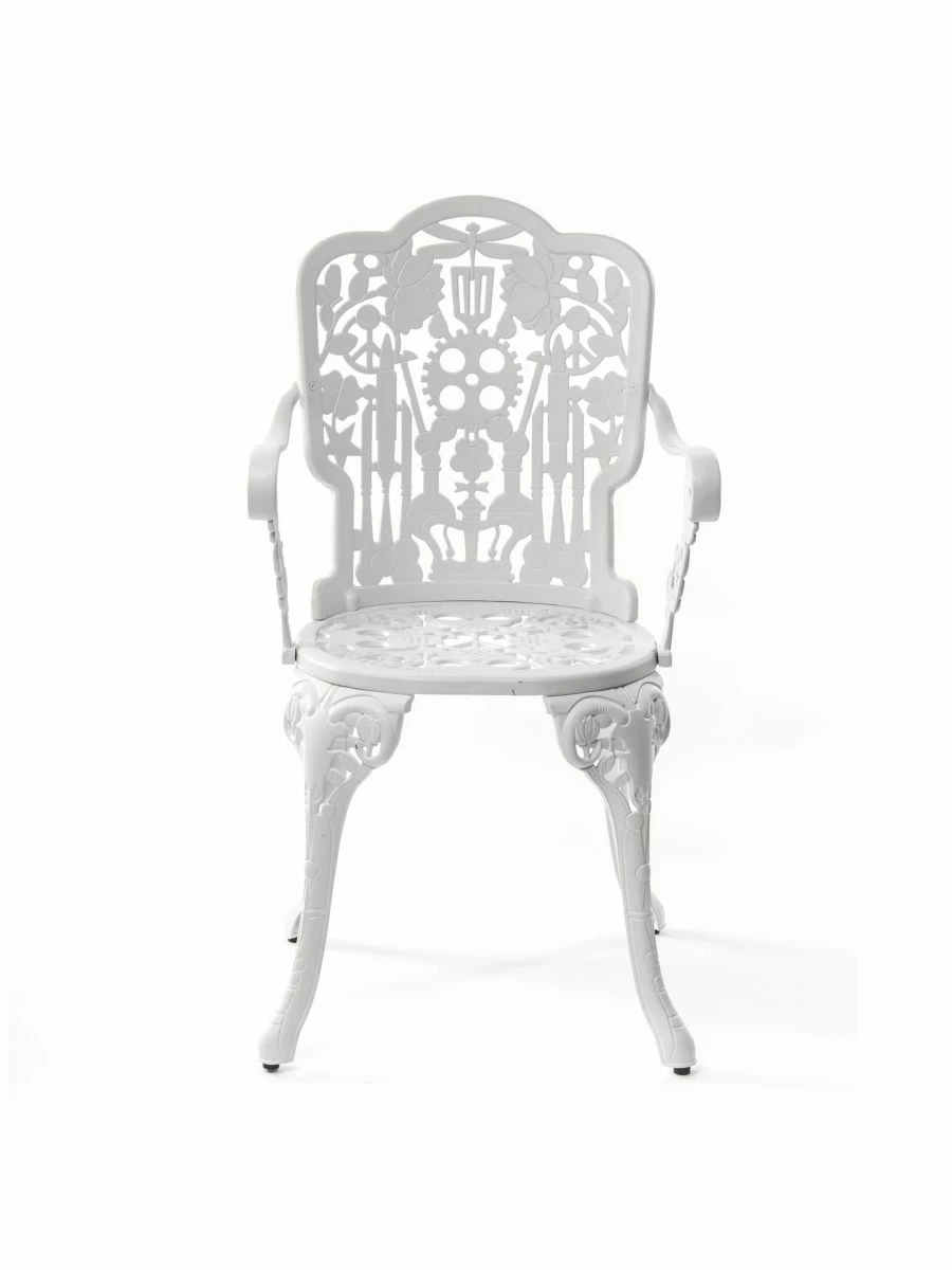 Seletti Industry Collection Aluminium Armchair - White