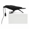 Seletti Black Playing Bird Lamp