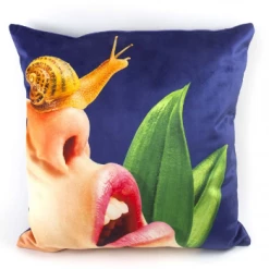 Seletti Toiletpaper Magazine Snail 50x50 Cushion