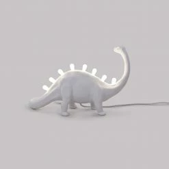 Seletti White Bronto Saurus Dino Table Lamp