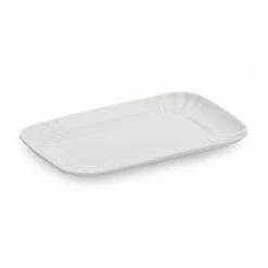 Seletti White Small Estetico Quotidiano Collection Porcelain Tray