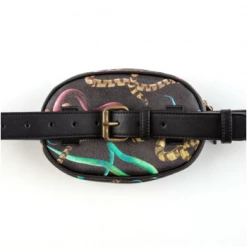 Seletti X TOILETPAPER Unisex Waist Bag Black Snakes