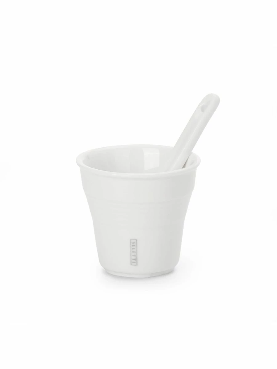 Seletti Estetico Quotidiano Coffee Set of 2 Cups and 1 Tray