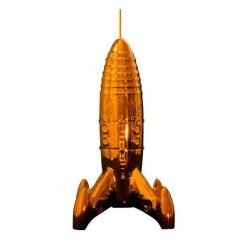 Seletti Gold Porcelain Rocket