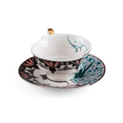 Seletti Set Teacup + Saucer Hybrid Aspero