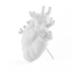 Seletti Heart Shaped Vase White "Love in Bloom"