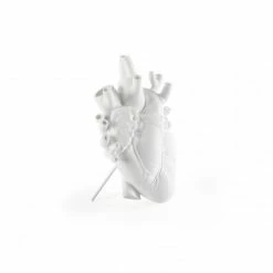 Seletti Heart Shaped Vase White