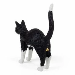 Seletti Black and White Felix Cat Lamp