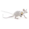 Seletti White Lie Down Squatting Mouse Lamp