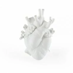 Seletti White Love in Bloom Heart Vase