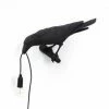 Seletti Black Looking Left Bird Lamp