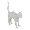 Seletti White Jobby The Cat Resin Lamp