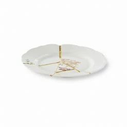 Seletti Kintsugi Dessert Plate Gold