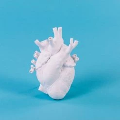 Seletti Heart Shaped Vase White "Love in Bloom"