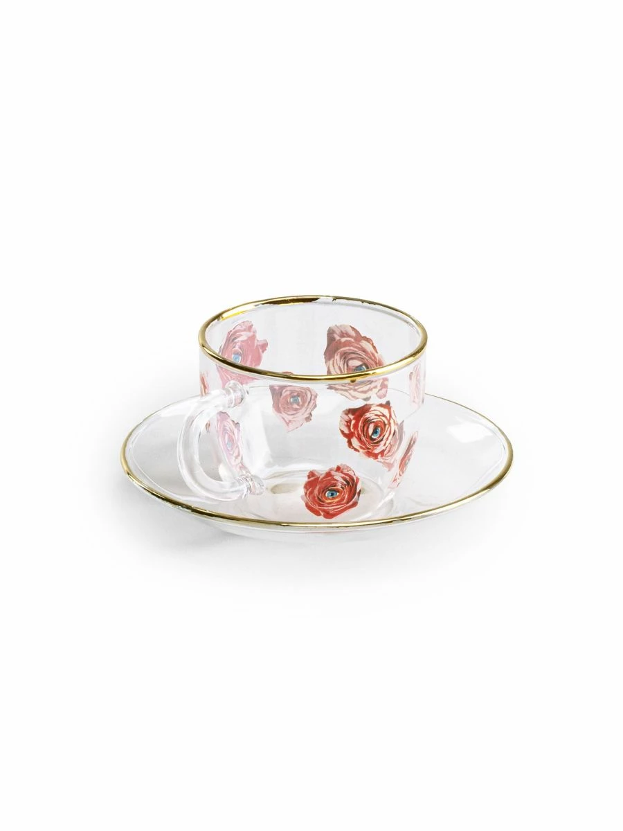 Seletti Roses Printed Coffee Cup
