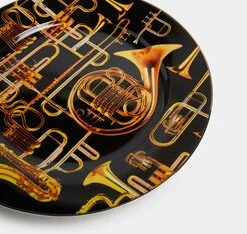 Seletti Toiletpaper Porcelain Plate - Trumpets