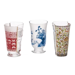 Seletti Set of 3 Hybrid Clarice Glasses