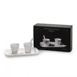 Seletti Estetico Quotidiano Coffee Set of 2 Cups and 1 Tray
