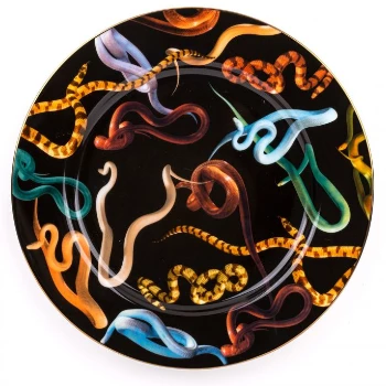 Seletti Toiletpaper Magazine Snakes Plate