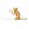 Seletti Mac Gold Mouse Lamp