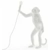 Seletti White Monkey Lamp - Standing