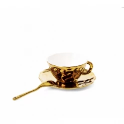 Seletti Gold Fingers Porcelain Tea Cup