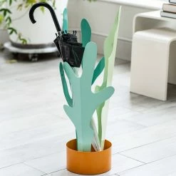 Seletti Leaf Design Metal Umbrella Stand