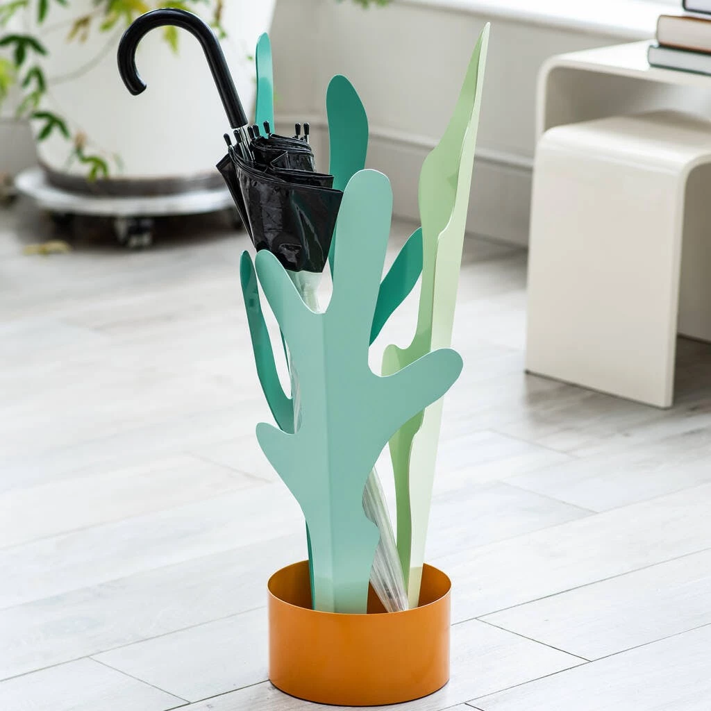 Seletti Leaf Design Metal Umbrella Stand